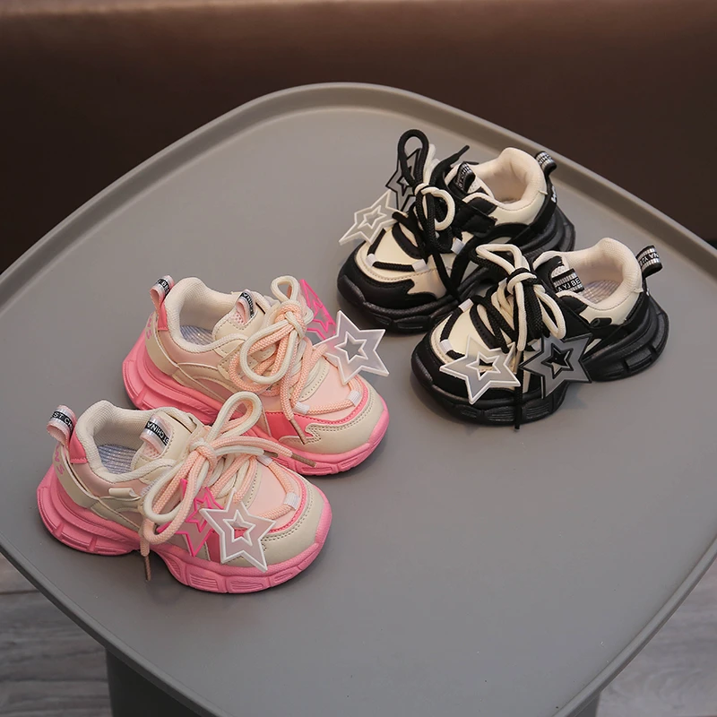 Kids Casual Sports Shoes 2024 New Girls Running Shoes with Hollow Star Boys Soft Sole Fashion Sneakers Wear-resistant Dirt-proof
Kids Casual Sports Shoes 2024 New Girls Running Shoes with Hollow Star Boys Soft Sole Fashion Sneakers Wear-resistant Dirt-proof