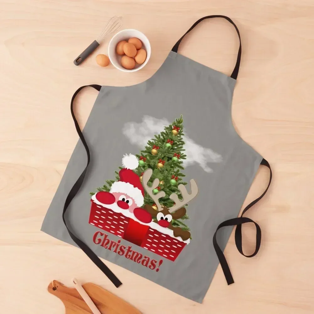 Christmas fun Apron Things For The Kitchen Women's barber uniform Kitchen And Home Items Apron 
Christmas fun Apron Things For The Kitchen Women's barber uniform Kitchen And Home Items Apron