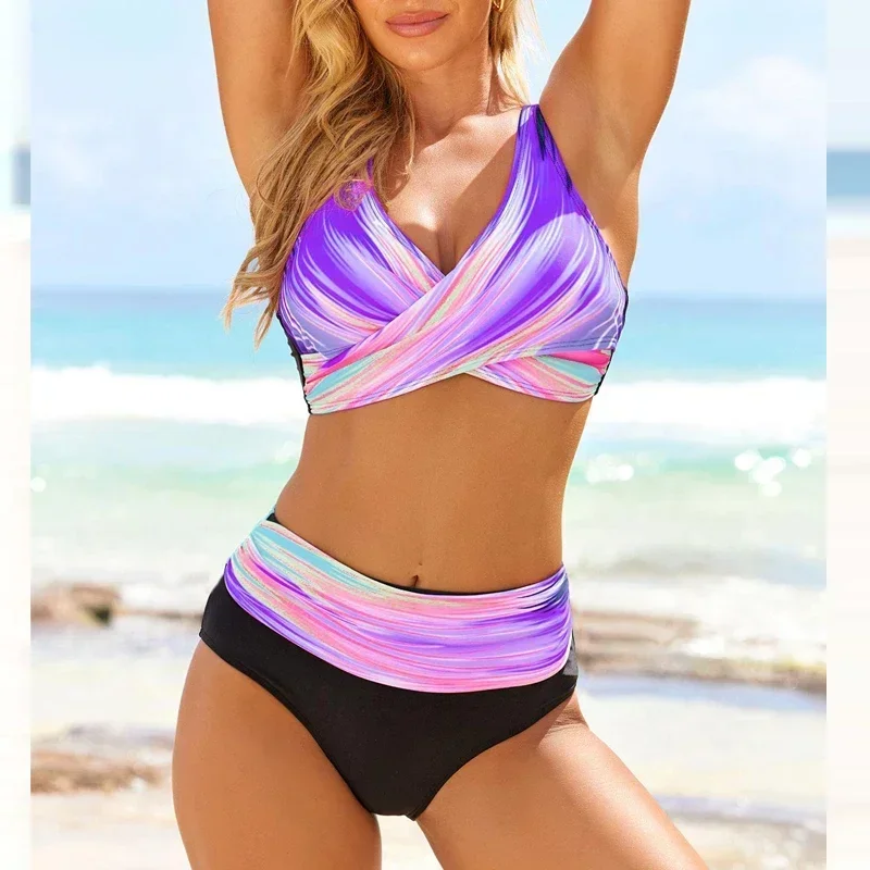 New Women's Tank Top, Square Pants, Two-piece Swimsuit, Purple Patterned Printed Tank Top, Holiday Fashion Beach Outfit S-5XL
New Women's Tank Top, Square Pants, Two-piece Swimsuit, Purple Patterned Printed Tank Top, Holiday Fashion Beach Outfit S-5XL