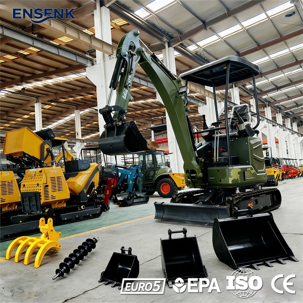Mini Excavator 0.8Ton 1.7Ton Construction 1.2Ton 2.0Ton Yanmar Diesel EPA Euro 5 CE Multifunctional Agricultural Digger CE
Mini Excavator 0.8Ton 1.7Ton Construction 1.2Ton 2.0Ton Yanmar Diesel EPA Euro 5 CE Multifunctional Agricultural Digger CE