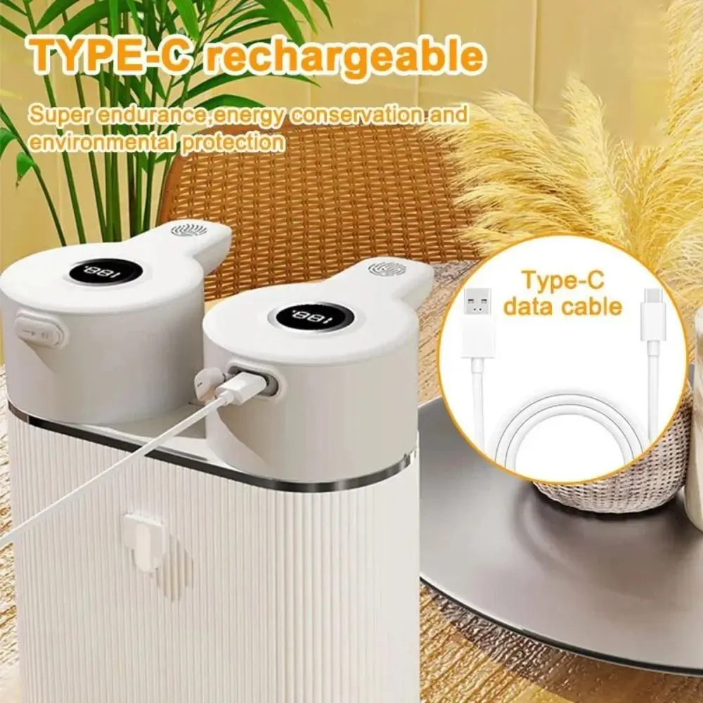 Wall-Mounted Double-Head Soap Dispenser Infrared Sensor USB Rechargeable Automatic Soap Dispenser Automatic Operation
Wall-Mounted Double-Head Soap Dispenser Infrared Sensor USB Rechargeable Automatic Soap Dispenser Automatic Operation