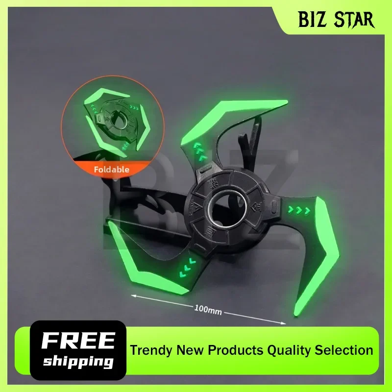 10cm/3.94in APEX Hero Game Peripheral Arc Star Rotating Dart Fluorescent Folding Version Weapon Metal Model Toy Ornament Desktop
10cm/3.94in APEX Hero Game Peripheral Arc Star Rotating Dart Fluorescent Folding Version Weapon Metal Model Toy Ornament Desktop