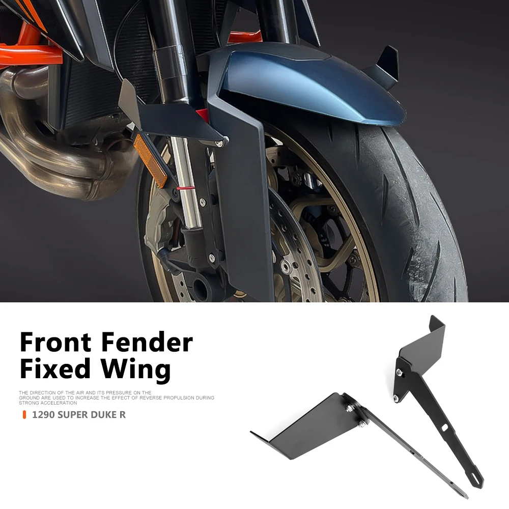 Front Fender Adjustable Aerodynamics Fixed Wing Spoiler New Motorcycle Accessories For 1290 Super Duke R 2018-2023 2022 2021
Front Fender Adjustable Aerodynamics Fixed Wing Spoiler New Motorcycle Accessories For 1290 Super Duke R 2018-2023 2022 2021