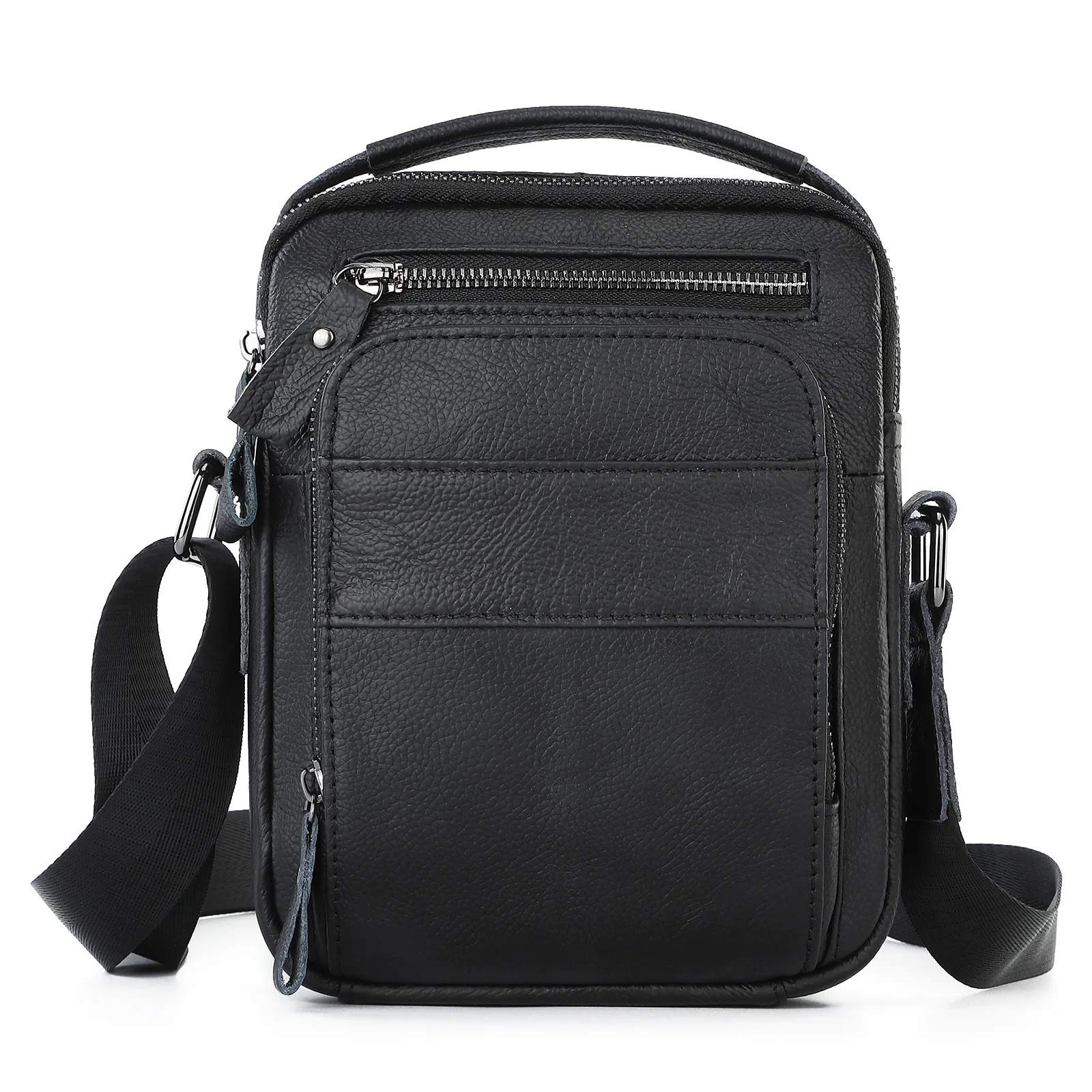 100% genuine leather men's single-shoulder bag fashion cowhide business crossbody bag casual vertical small message bag
100% genuine leather men's single-shoulder bag fashion cowhide business crossbody bag casual vertical small message bag