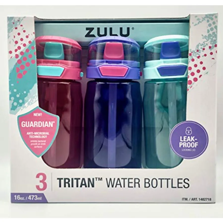 3 Tritan Water Bottles Flex 3 Pack PinkPurple and Mint 16 OZ
3 Tritan Water Bottles Flex 3 Pack PinkPurple and Mint 16 OZ