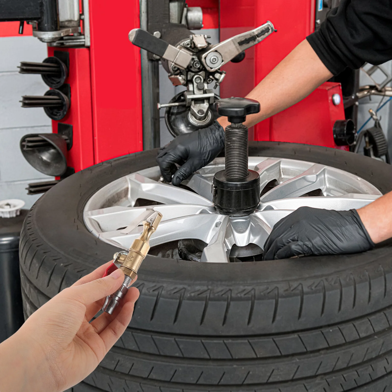 Quick Inflation Air Chuck Locking Clip For Car Tire Inflator Dust Blowing Tool Tire Repair Maintenance Accessory
Quick Inflation Air Chuck Locking Clip For Car Tire Inflator Dust Blowing Tool Tire Repair Maintenance Accessory