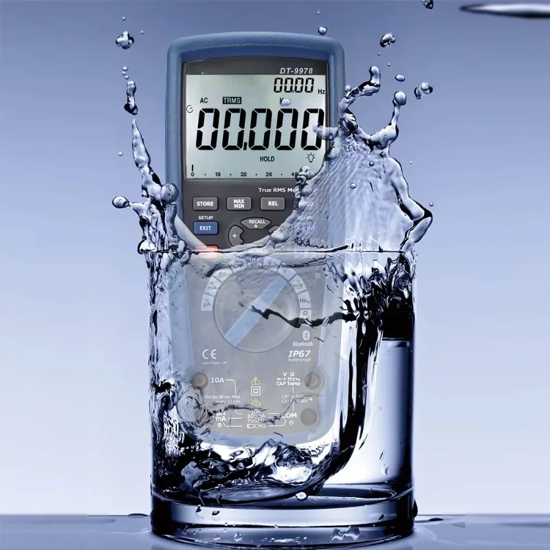 DT-9978 New Professional Multimeter Testing Equipment Digital IP67 3.5'' LCD Display True RMS and Auto Range
DT-9978 New Professional Multimeter Testing Equipment Digital IP67 3.5'' LCD Display True RMS and Auto Range
