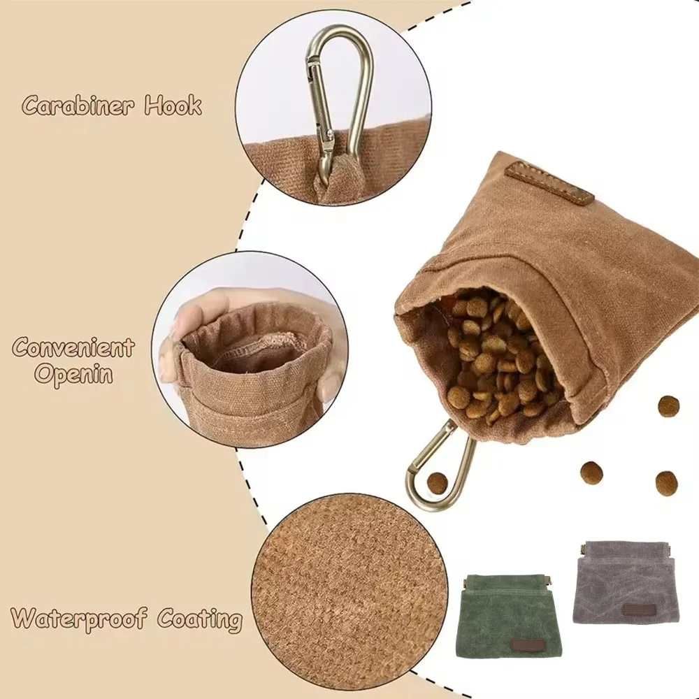 2 Pcs Durable Canvas Dog Training Treat Bag Large Capacity With Carabiner Pet Training Pouch Portable Treat Pouch Pet Training
2 Pcs Durable Canvas Dog Training Treat Bag Large Capacity With Carabiner Pet Training Pouch Portable Treat Pouch Pet Training
