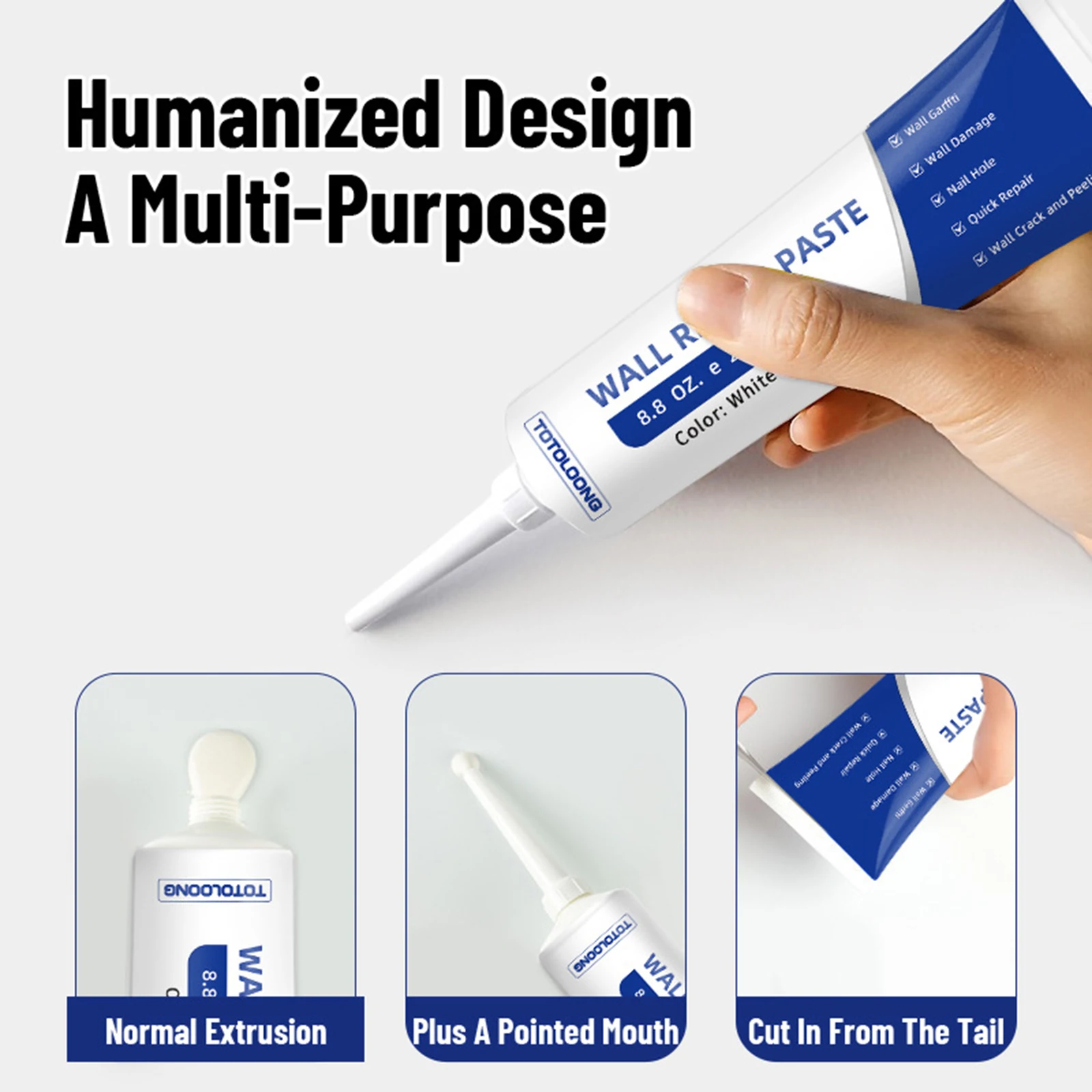 White Wall Repair Paste For Home Use With Waterproof And Eco-Friendly Features
White Wall Repair Paste For Home Use With Waterproof And Eco-Friendly Features