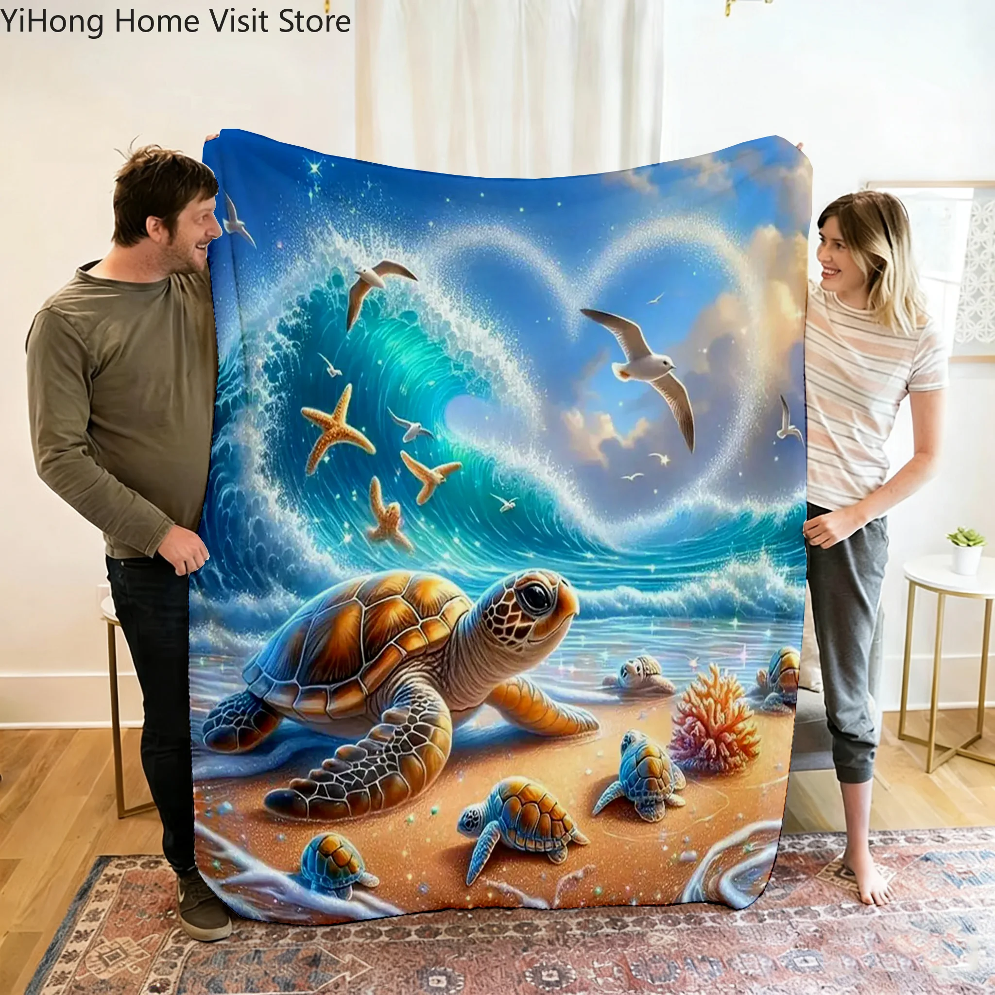 1PC Tortoise Animal Pattern Printed Blanket, Suitable for Sofas, Beds, Offices, Travel, Camping Chairs, Warm Plush Blanket
1PC Tortoise Animal Pattern Printed Blanket, Suitable for Sofas, Beds, Offices, Travel, Camping Chairs, Warm Plush Blanket