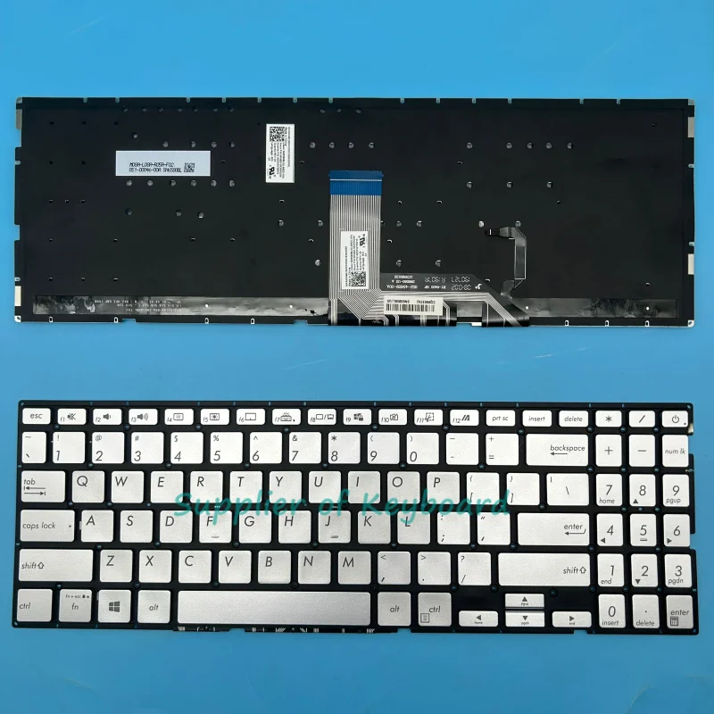 NEW English/UK Keyboard For ASUS VivoBook S15 X532 X532F S532F X531 X531F X531FA S5500 Silver Backlit
NEW English/UK Keyboard For ASUS VivoBook S15 X532 X532F S532F X531 X531F X531FA S5500 Silver Backlit
