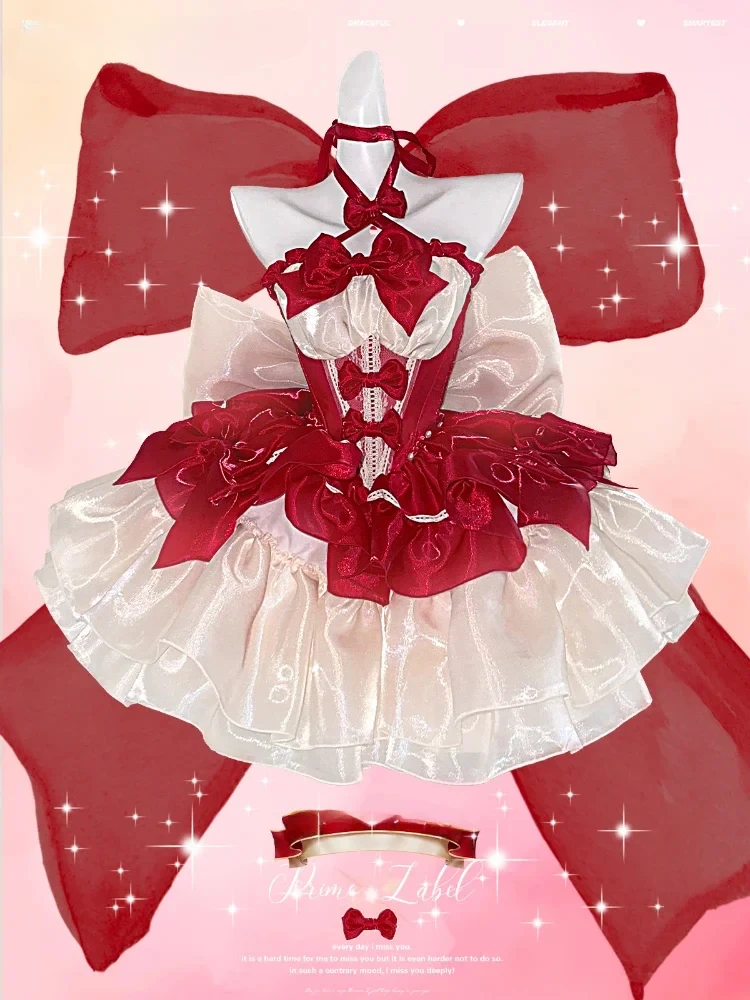 2025 Lolita Princess Ball Gown High Quality Dress Female Cute Girls Sweet Bow Strapless Slim Short Mini Party Birthday Dresses
2025 Lolita Princess Ball Gown High Quality Dress Female Cute Girls Sweet Bow Strapless Slim Short Mini Party Birthday Dresses