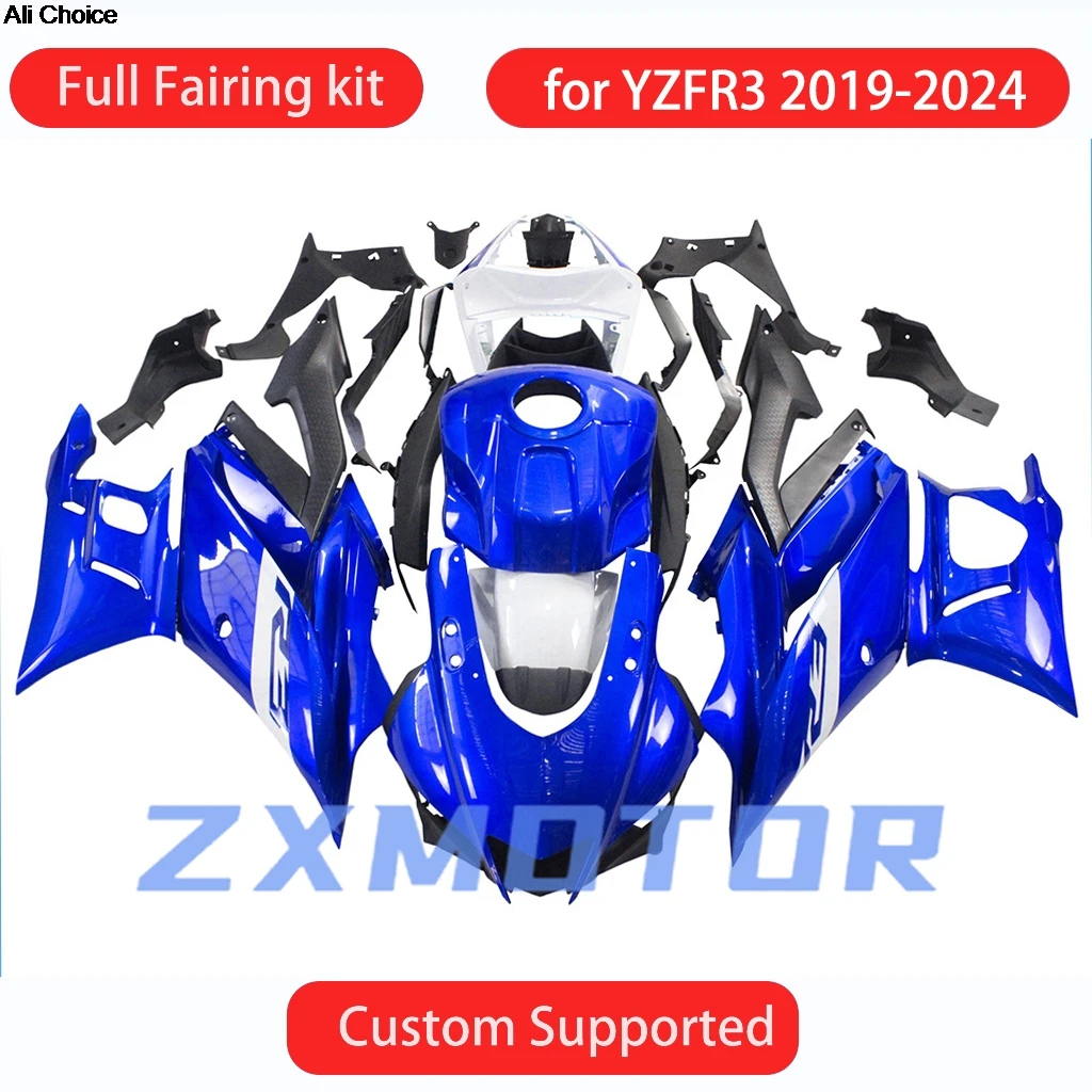 Новый комплект обтекателей для YAMAHA YZF R3 2019 2020 2021 2022 2023 2024, YZFR3 19-24, обтекатели из АБС-пластика по индивидуальному заказу для мотоцикла
Новый комплект обтекателей для YAMAHA YZF R3 2019 2020 2021 2022 2023 2024, YZFR3 19-24, обтекатели из АБС-пластика по индивидуальному заказу для мотоцикла