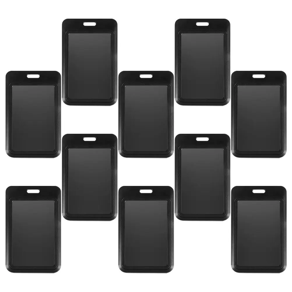 10Pcs Badge Holder Transparent Vertical Hard Plastic Protector for Work Office Conferences Employee Student Id Cards
10Pcs Badge Holder Transparent Vertical Hard Plastic Protector for Work Office Conferences Employee Student Id Cards