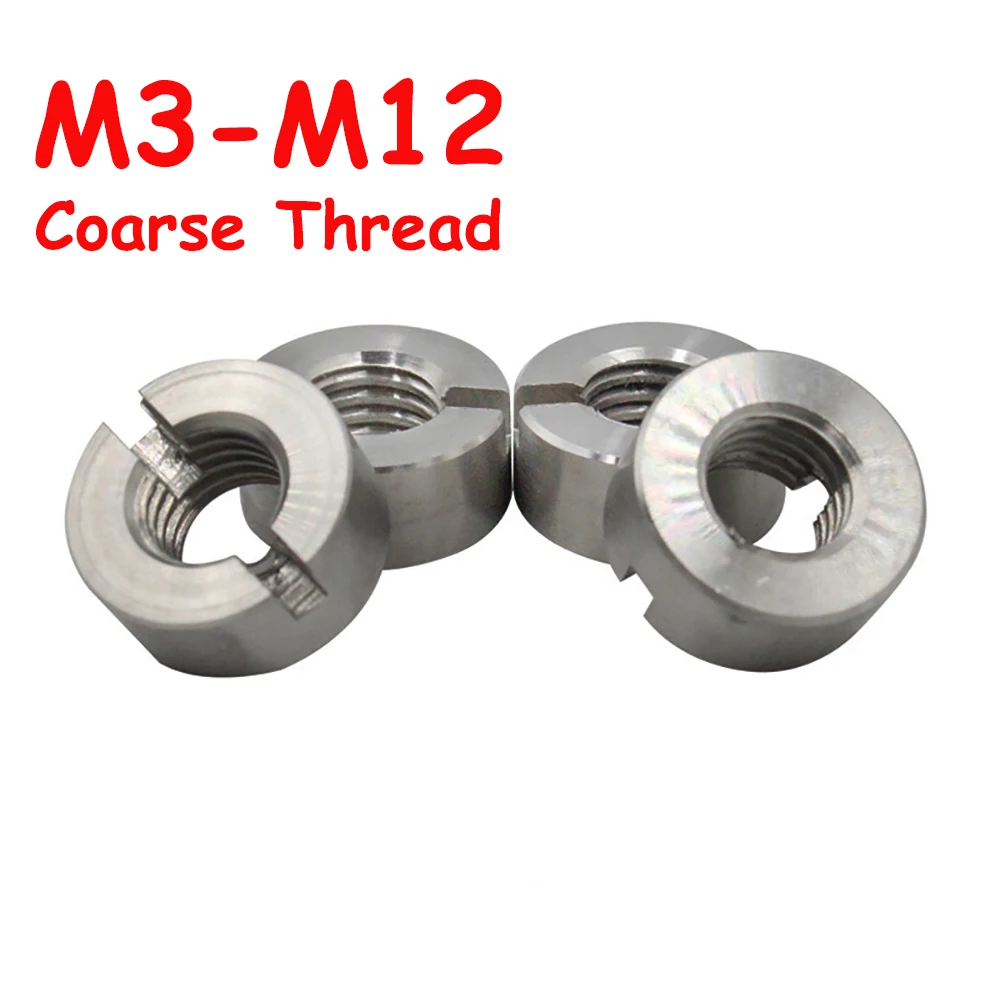 Yiqianyuan GB817 M3 M4 M5 M6 M8 M10 M12 SUS304 Stainless Steel Slotted Round Nuts End Face with Groove Thumb Nut 
Yiqianyuan GB817 M3 M4 M5 M6 M8 M10 M12 SUS304 Stainless Steel Slotted Round Nuts End Face with Groove Thumb Nut
