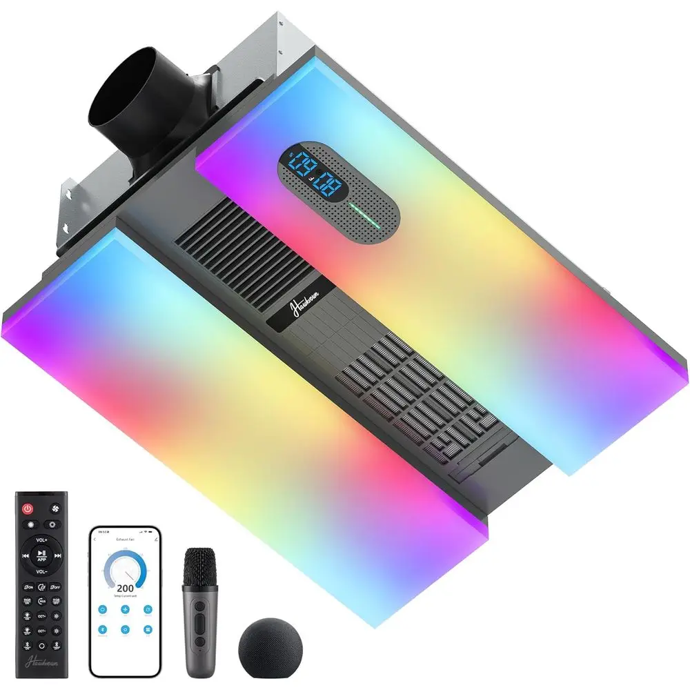 Вытяжка с подогревом, Bluetooth-колонкой, 230 см, тихая вентиляция, датчиком шума и запаха, 3-цветной регулируемой подсветкой, управление через приложение/голос
Вытяжка с подогревом, Bluetooth-колонкой, 230 см, тихая вентиляция, датчиком шума и запаха, 3-цветной регулируемой подсветкой, управление через приложение/голос