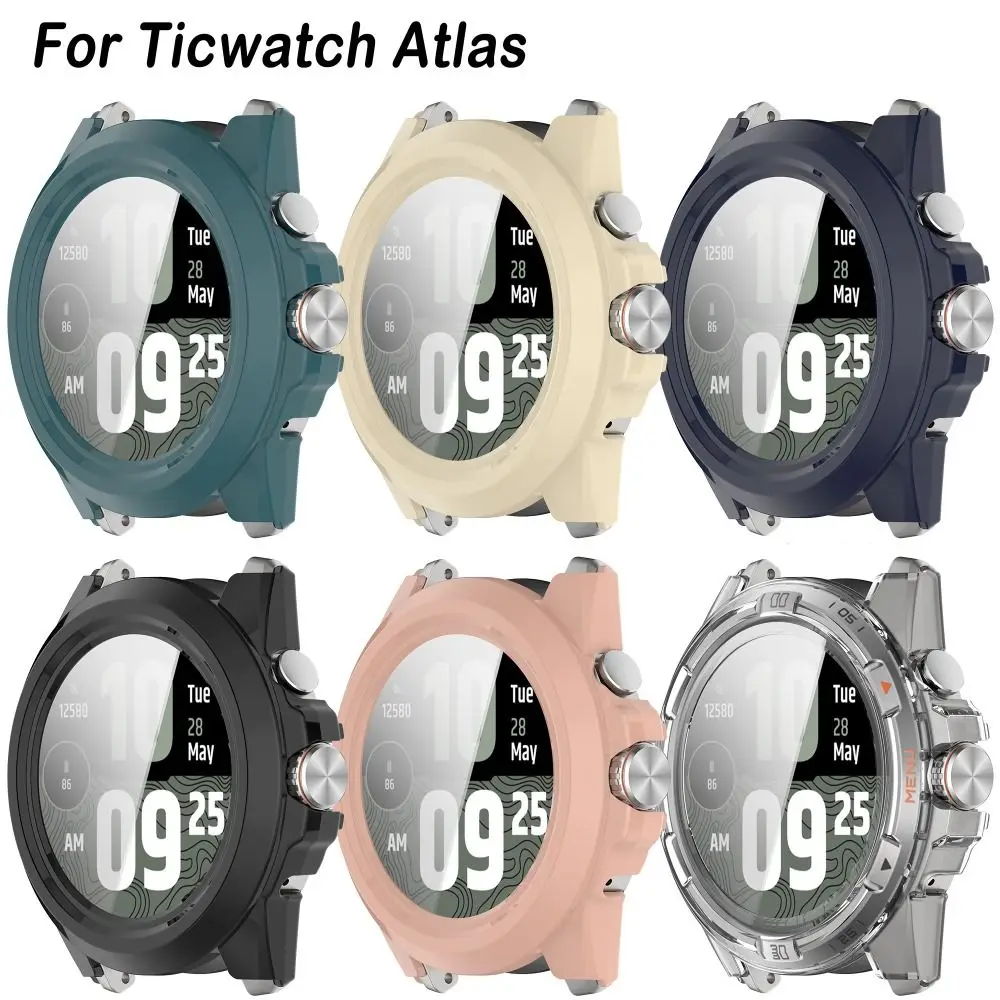 PC+Tempered Protective Case Anti-Scratch Bumper Screen Cover Full Coverage Protector Shell for Ticwatch Atlas
PC+Tempered Protective Case Anti-Scratch Bumper Screen Cover Full Coverage Protector Shell for Ticwatch Atlas