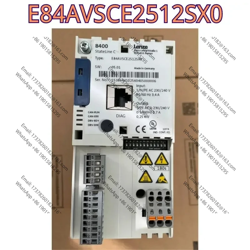 Б/у оригинальный преобразователь частоты E84AVSCE2512SX0 0,25 кВт, функциональный тест ОК
Б/у оригинальный преобразователь частоты E84AVSCE2512SX0 0,25 кВт, функциональный тест ОК