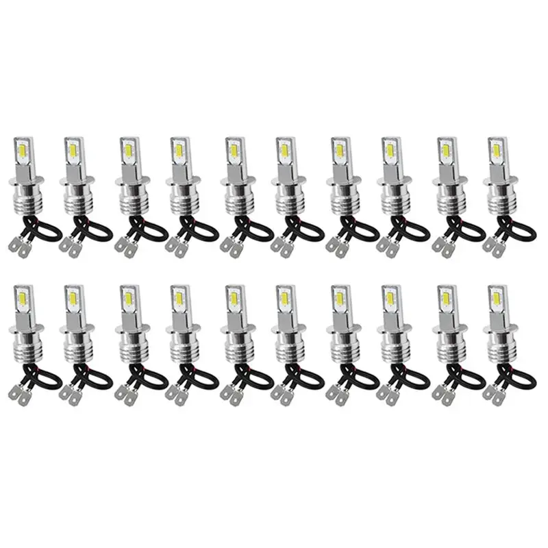 Plain 20X H3 Super Bright LED Headlight Fog Light Driving Lamp Bulb Kit 6000K White 10W
Plain 20X H3 Super Bright LED Headlight Fog Light Driving Lamp Bulb Kit 6000K White 10W