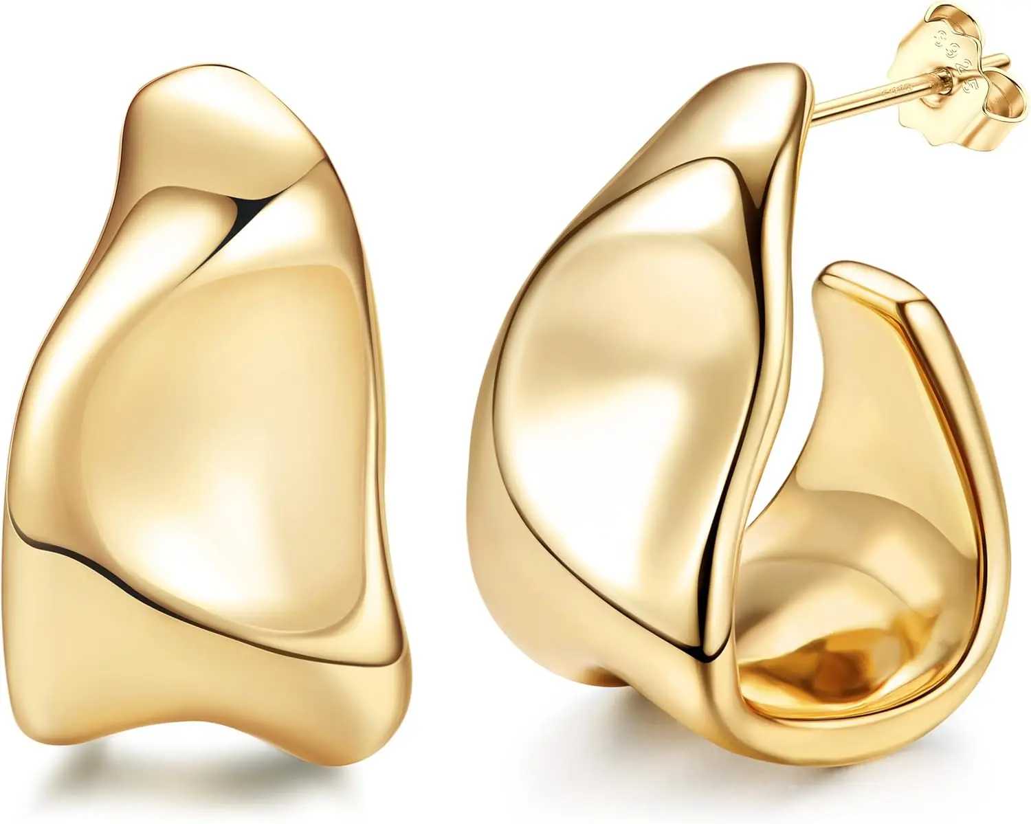 Women Gold Earrings 925 Silver Earrings 14K Gold Plated Hoop Earrings Drop Earrings
Women Gold Earrings 925 Silver Earrings 14K Gold Plated Hoop Earrings Drop Earrings