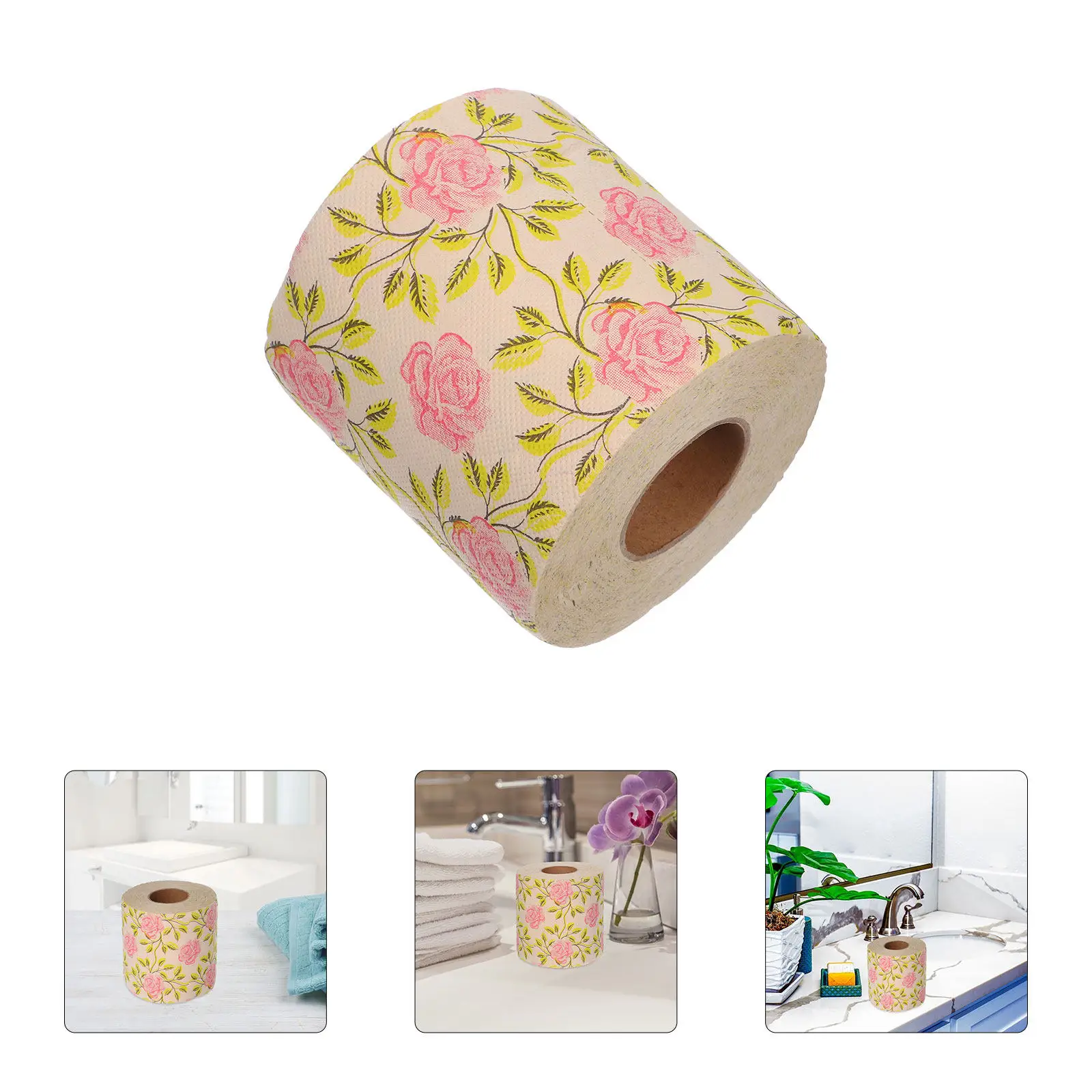 Printed Toilet Paper Roll Cute Flower Design Bathroom Tissue for Home Office Kitchen Workshop Decorative Napkin
Printed Toilet Paper Roll Cute Flower Design Bathroom Tissue for Home Office Kitchen Workshop Decorative Napkin