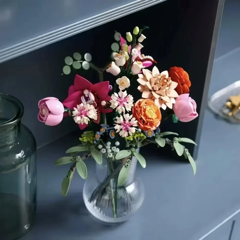 Новый красивый розовый букет из строительных блоков, креативный набор для сборки растений, идеальный подарок на День святого Валентина для девочек.
Новый красивый розовый букет из строительных блоков, креативный набор для сборки растений, идеальный подарок на День святого Валентина для девочек.