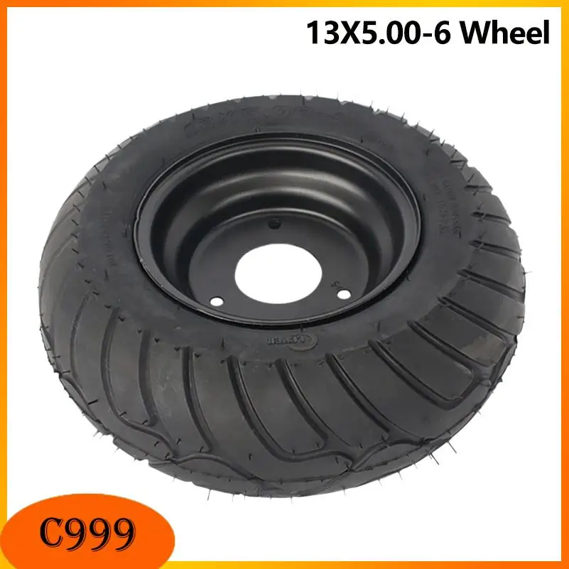 Heavy-Duty 13x5.00-6 Tubeless Tire & Wheel Hub Set Designed for ATVs, Karts, and Beach Bikes
Heavy-Duty 13x5.00-6 Tubeless Tire & Wheel Hub Set Designed for ATVs, Karts, and Beach Bikes