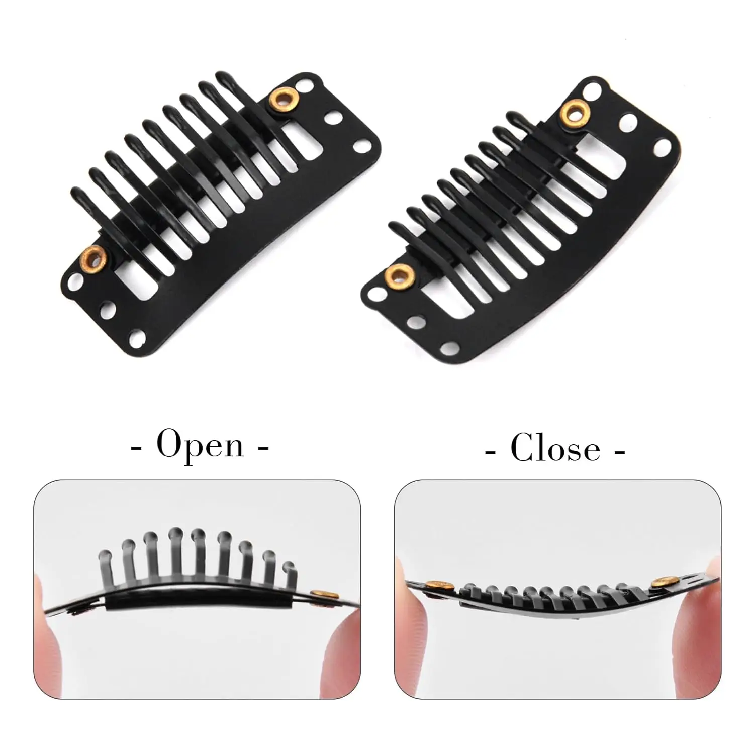 10-100Pieces Hair Extension Clips Wig Tools 9 Teeth Wig Clips Seamless Human Hair Extension Clips Hair Extension Clips For Bangs
10-100Pieces Hair Extension Clips Wig Tools 9 Teeth Wig Clips Seamless Human Hair Extension Clips Hair Extension Clips For Bangs