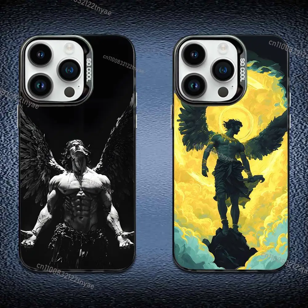 Archangel Michael Cross Phone Case IMD Color Silver Shell For IPhone 17,16,15,14,13,12,11 Pro Max Plus Black Cover
Archangel Michael Cross Phone Case IMD Color Silver Shell For IPhone 17,16,15,14,13,12,11 Pro Max Plus Black Cover