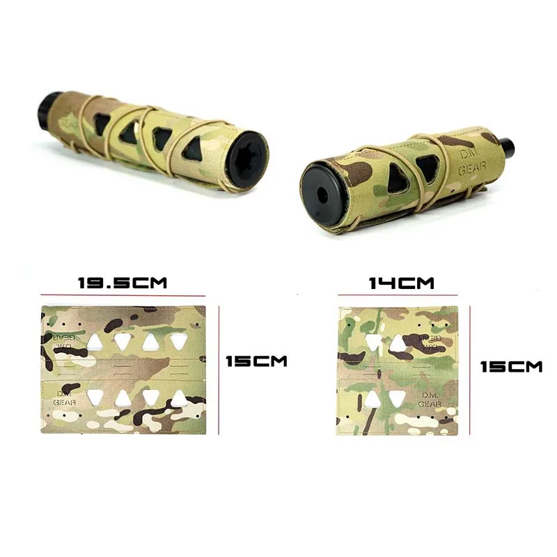 Tactical 19.5/14cm Silencer Suppressor Nylon Cover For Muffler Baffler Protective Case
Tactical 19.5/14cm Silencer Suppressor Nylon Cover For Muffler Baffler Protective Case
