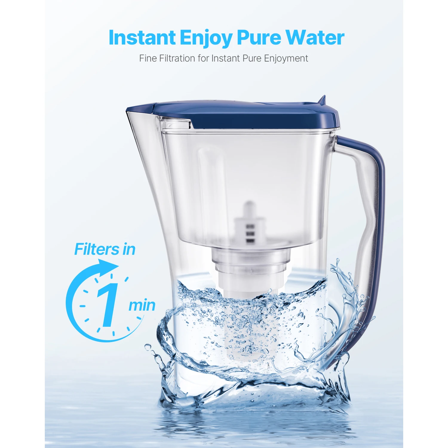 Pitcher Water Filters 3-pack Replacement Filters for Water Filter Pitcher 6216
Pitcher Water Filters 3-pack Replacement Filters for Water Filter Pitcher 6216