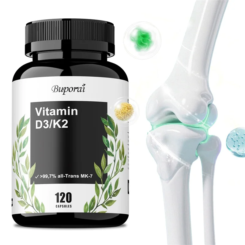 Vitamin D3 K2 Supplement - Strengthen Bones, Support Heart and Joint Health, Improve Immunity, Mood and Energy Levels
Vitamin D3 K2 Supplement - Strengthen Bones, Support Heart and Joint Health, Improve Immunity, Mood and Energy Levels