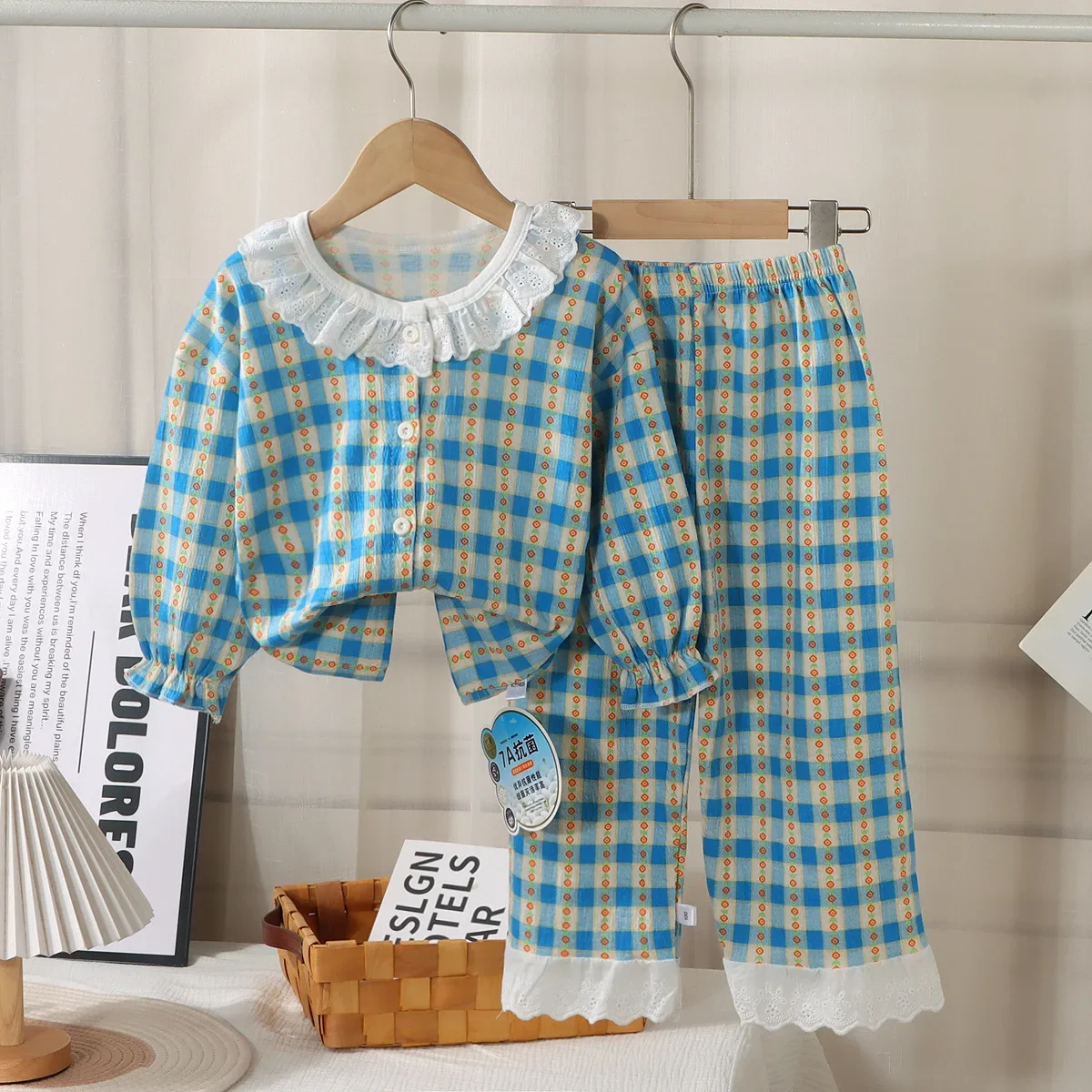 Kids Spring Summer Pajamas New 2025 Girls Cute Cartoon Floral Print Long Sleeve Lace Trimmed Sleepwear Baby Casual Clothing Sets
Kids Spring Summer Pajamas New 2025 Girls Cute Cartoon Floral Print Long Sleeve Lace Trimmed Sleepwear Baby Casual Clothing Sets