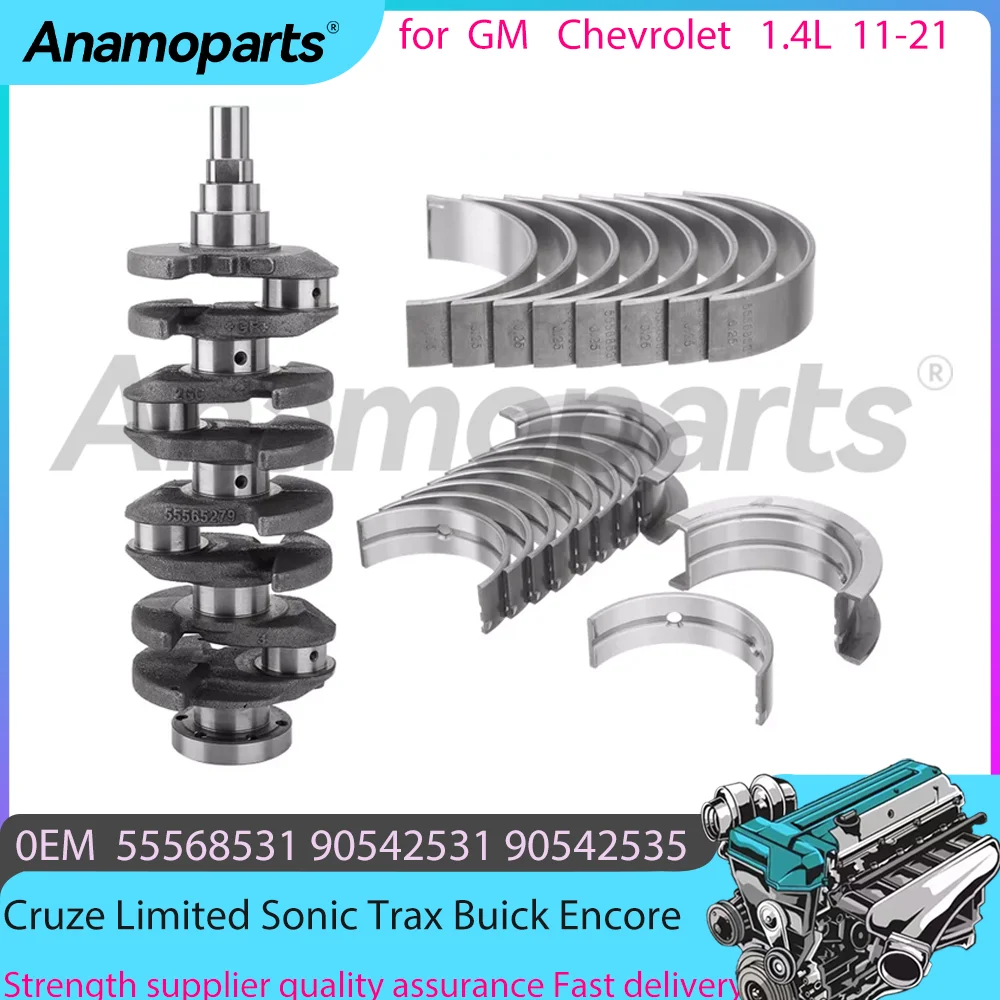 Engine Standard dimensions of crankshaft for 11-21 1.4T Chevrolet Cruze Limited Sonic Buick Encore Trax 1.4L Turbo 55568531
Engine Standard dimensions of crankshaft for 11-21 1.4T Chevrolet Cruze Limited Sonic Buick Encore Trax 1.4L Turbo 55568531