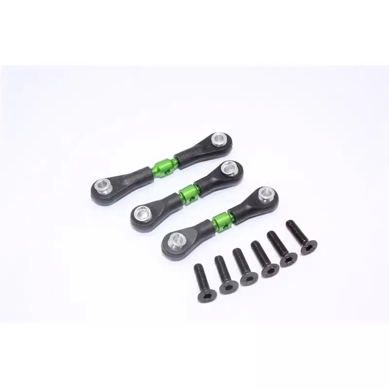 Adjustable Steering Link Rod Servo Rod for Tamiya TT02/TT02T 1/10 RC Car - Aluminum Alloy Linkage Rods Upgrade Parts Accessories
Adjustable Steering Link Rod Servo Rod for Tamiya TT02/TT02T 1/10 RC Car - Aluminum Alloy Linkage Rods Upgrade Parts Accessories