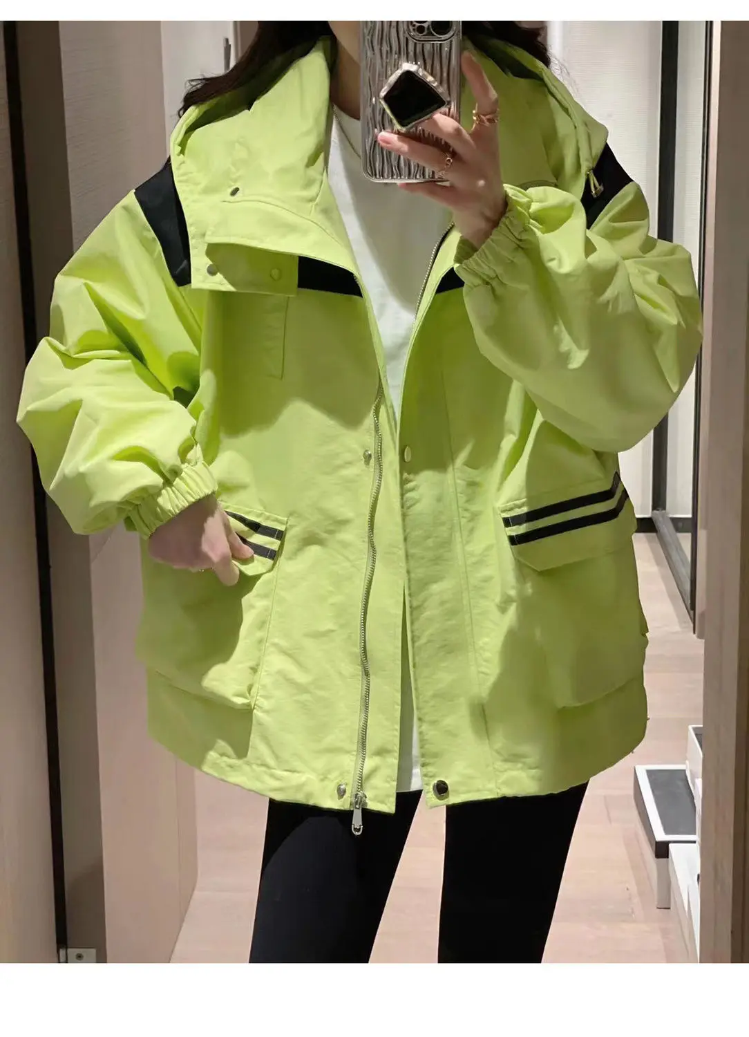 Spring And Autumn Vintage Oversized Jackets Womens Japanese Style Windbreakers Techwear Jacket Streetwear Zipper Hooded Trench
Spring And Autumn Vintage Oversized Jackets Womens Japanese Style Windbreakers Techwear Jacket Streetwear Zipper Hooded Trench