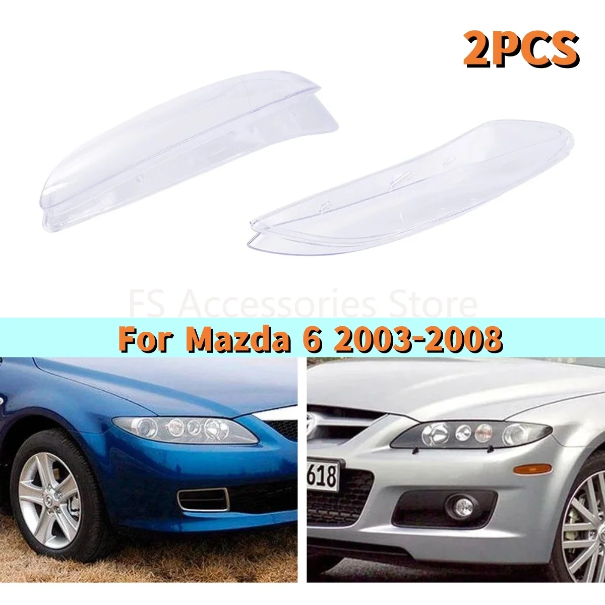 Left+Right Car Front Headlight Headlamp Lense Clear Cover Cap Shell For Mazda 6 2003 2004 2005 2006 2007 2008 Headlight Lens
Left+Right Car Front Headlight Headlamp Lense Clear Cover Cap Shell For Mazda 6 2003 2004 2005 2006 2007 2008 Headlight Lens