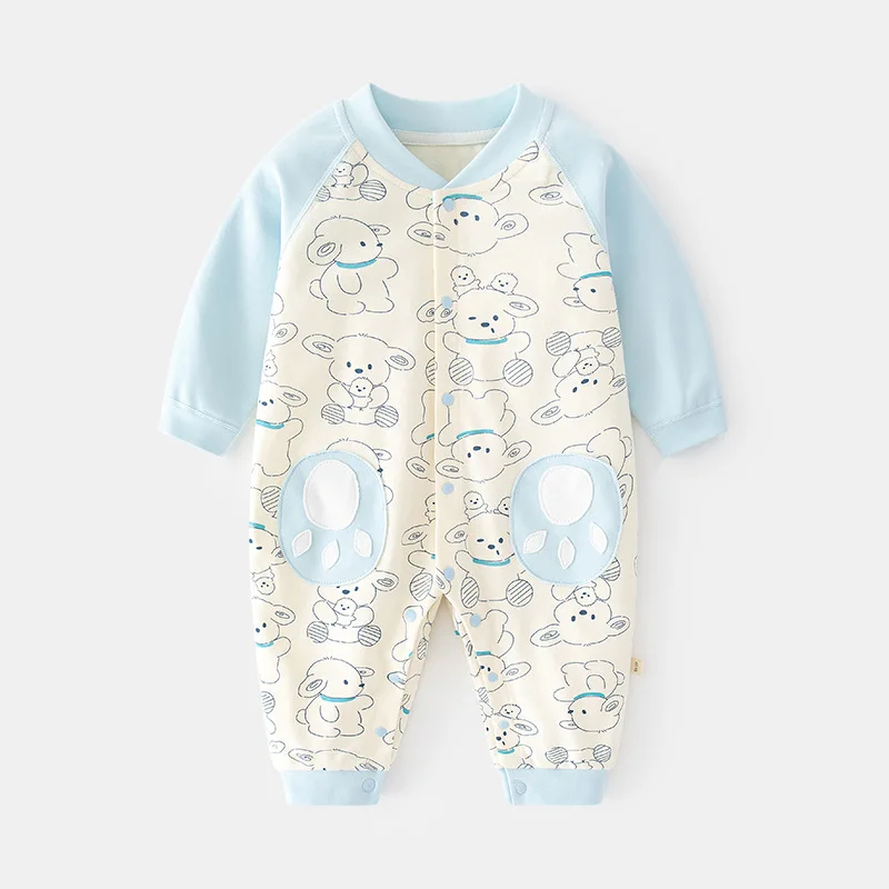 Baby Jumpsuit Spring and Autumn Baby Boneless Long Sleeve Home Pure Cotton Rompers Infant Children Printed Door Romper
Baby Jumpsuit Spring and Autumn Baby Boneless Long Sleeve Home Pure Cotton Rompers Infant Children Printed Door Romper