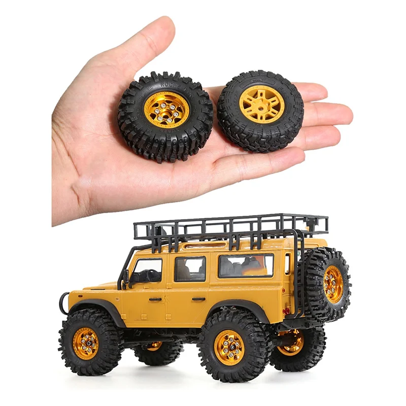 For 1/18 1/24 Scale RC Crawler Car 4Pcs 1.0" Metal Beadlock Wheel Tire Replacement Set For SCX24 FMS24 TRX4M-W185 Accessory
For 1/18 1/24 Scale RC Crawler Car 4Pcs 1.0" Metal Beadlock Wheel Tire Replacement Set For SCX24 FMS24 TRX4M-W185 Accessory
