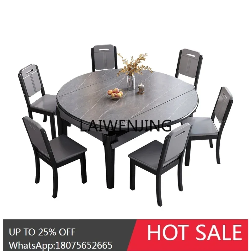 modern simple light luxury rock slab folding dining table household small apartment solid wood dining table
modern simple light luxury rock slab folding dining table household small apartment solid wood dining table