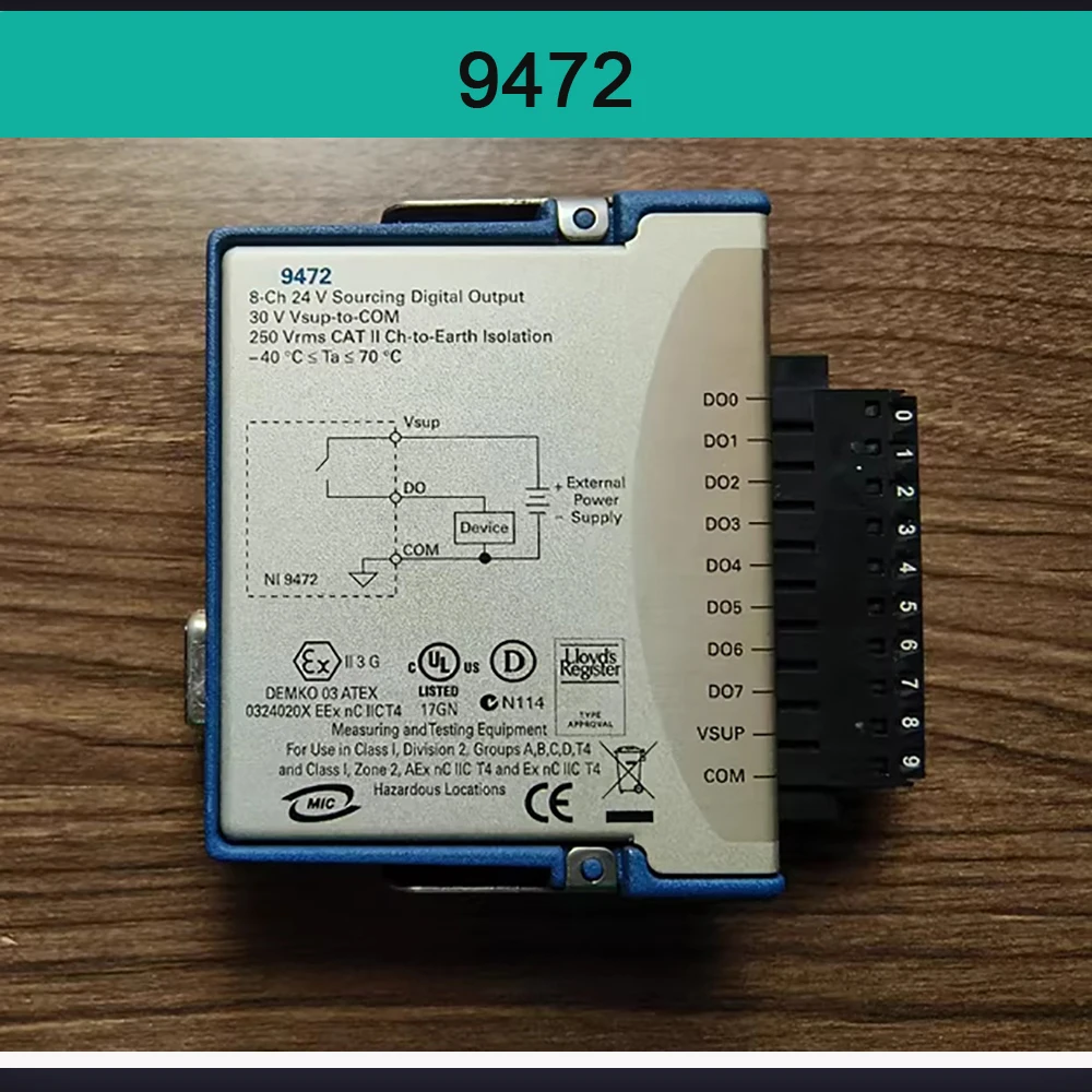 8-Channel 24V Digital Output Module 9472
8-Channel 24V Digital Output Module 9472