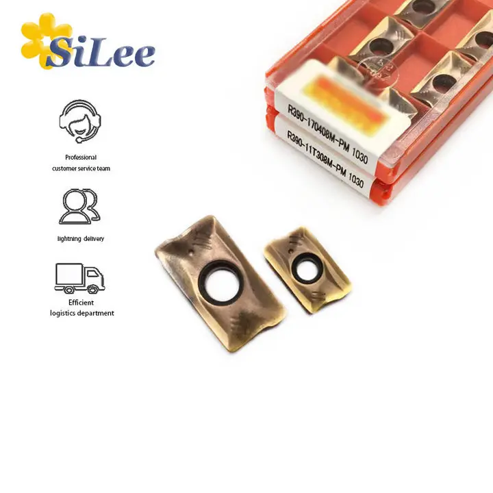 R390-170408M-PM 1030 R390-11T308M-PM 1030 Carbide Inserts for Indexable Face Milling Turning tools Cutter CNC Milling Machine
R390-170408M-PM 1030 R390-11T308M-PM 1030 Carbide Inserts for Indexable Face Milling Turning tools Cutter CNC Milling Machine