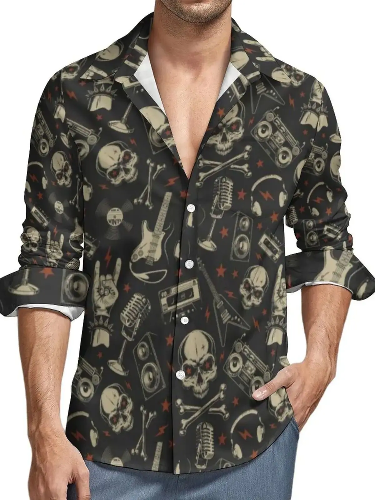 Beach Hawaii Halloween 3D Printed Long Sleeve Men's Shirt Fashion Urban Polyester Standard Fit Printed Shirt Youth Polyester ...
Beach Hawaii Halloween 3D Printed Long Sleeve Men's Shirt Fashion Urban Polyester Standard Fit Printed Shirt Youth Polyester ...
