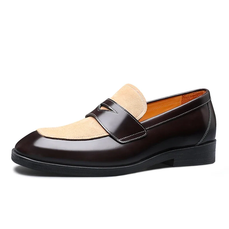 2023 New Casual Color-blocking Men's Casual Shoes Business Formal Leather Vintage Wedding Men's Shoes
2023 New Casual Color-blocking Men's Casual Shoes Business Formal Leather Vintage Wedding Men's Shoes