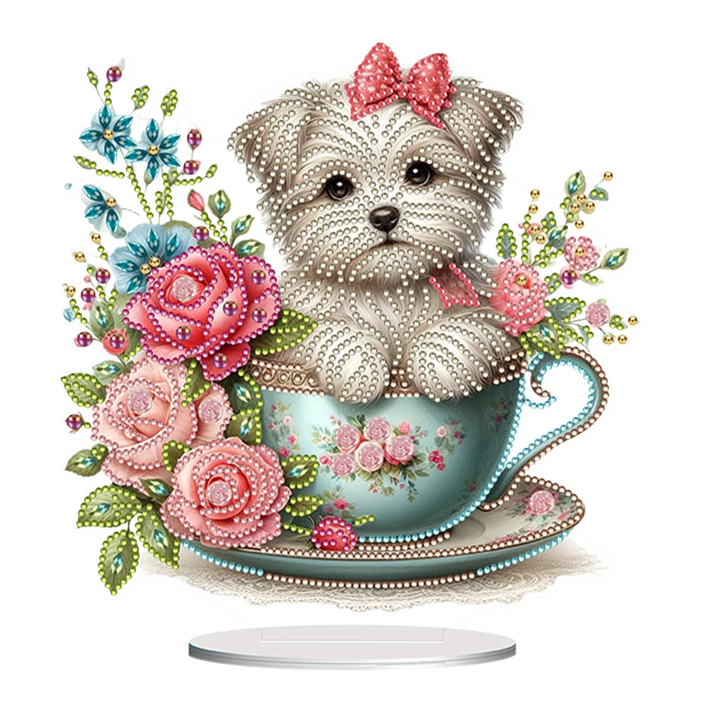 2D/Flat Teacup Puppy DIY 5D DIY Diamond Art Tabletop Decorations Diamond Painting Desktop Decorations Bedroom Table Decoration
2D/Flat Teacup Puppy DIY 5D DIY Diamond Art Tabletop Decorations Diamond Painting Desktop Decorations Bedroom Table Decoration