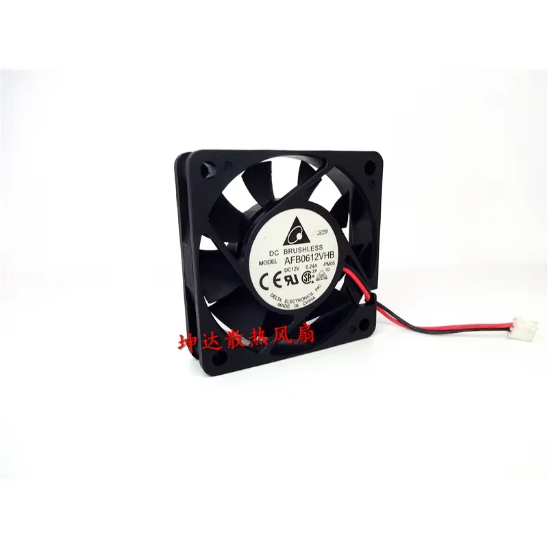 Delta Electronics AFB0612VHB DC 12 В 0,24 А 60x60x15 мм 2-проводной охлаждающий вентилятор для сервера
Delta Electronics AFB0612VHB DC 12 В 0,24 А 60x60x15 мм 2-проводной охлаждающий вентилятор для сервера