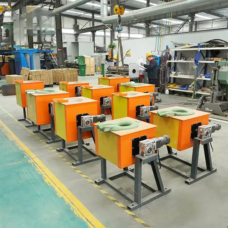 10-200Kg Capacity Industrial Use New Foundry Factory Iron Melting Small Induction Furnace Stainless Steel Motor
10-200Kg Capacity Industrial Use New Foundry Factory Iron Melting Small Induction Furnace Stainless Steel Motor