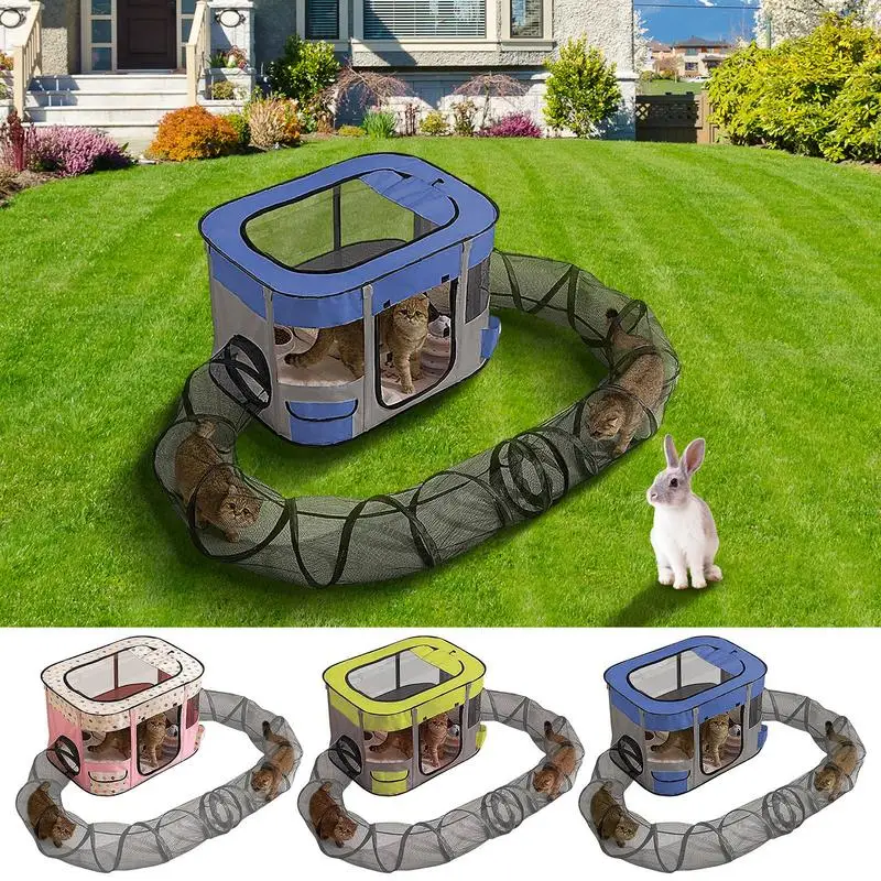 Cat Tunnel Outdoor Small Animals Playground Enclosures Easy Setup Spacious Kitten Playground For Garden Lawn Yard Balcony
Cat Tunnel Outdoor Small Animals Playground Enclosures Easy Setup Spacious Kitten Playground For Garden Lawn Yard Balcony