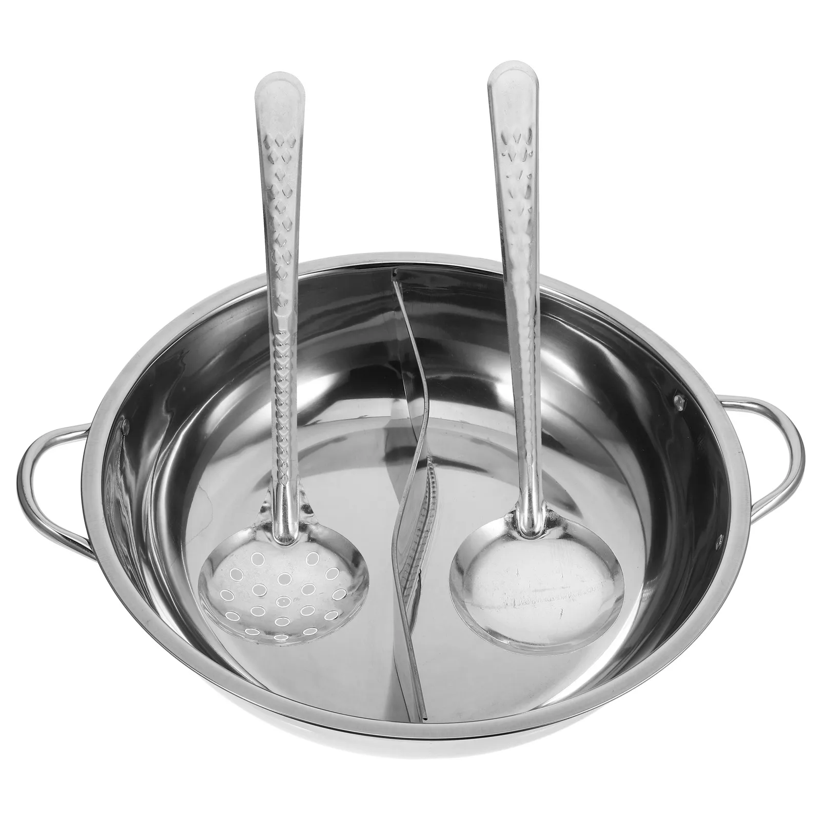 Горячая кастрюля с двумя вкусами из нержавеющей стали, 30 см, разделитель, суповая плита для семейного ресторана, кухонная кастрюля, кастрюля для соуса
Горячая кастрюля с двумя вкусами из нержавеющей стали, 30 см, разделитель, суповая плита для семейного ресторана, кухонная кастрюля, кастрюля для соуса