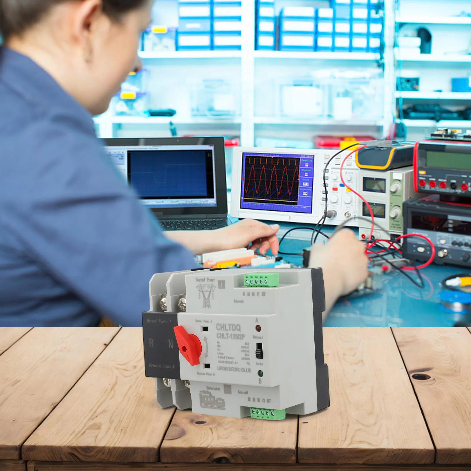 Бесшовное передание мощности, переключатель передачи 230 В переменного тока, время преобразования 30 мс, совместимость 50, 60 Гц, емкость переключения 63 А
Бесшовное передание мощности, переключатель передачи 230 В переменного тока, время преобразования 30 мс, совместимость 50, 60 Гц, емкость переключения 63 А